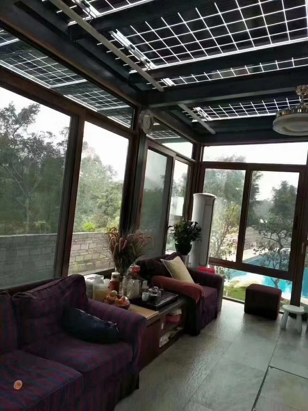 酒泉20kw+15kwh智能AI别墅太阳能发电系统